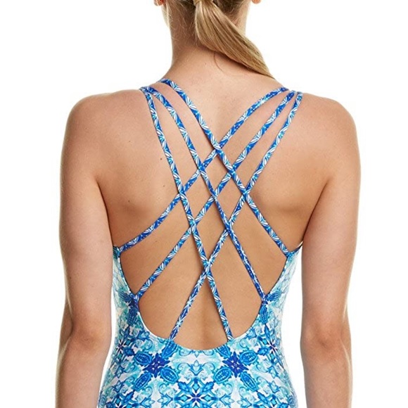 La Blanca surplice floral one-piece swimsuit - Picture 8 of 8